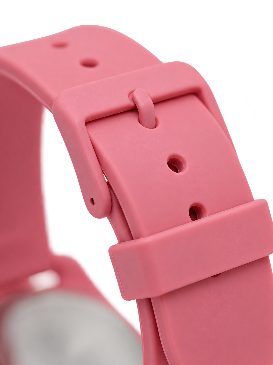 Detalhe da pulseira e fivela GUM